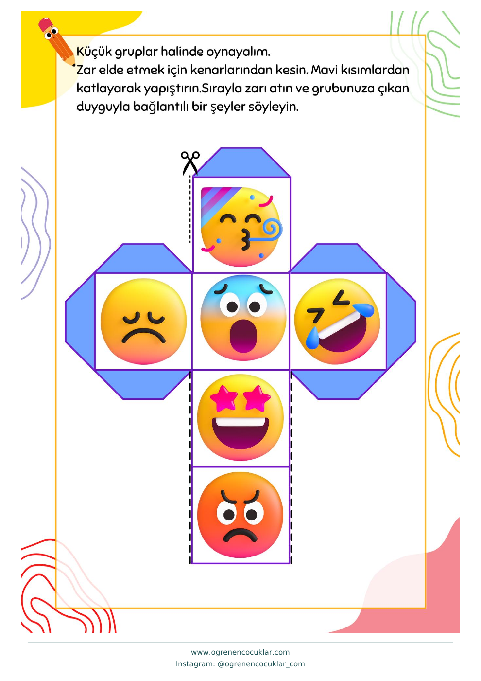 Duyguları keşfet — Gülseren Çınar çalışma sayfası